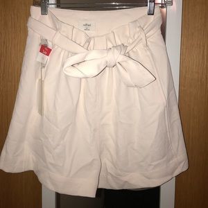 wilfred highwaisted shorts (from Aritzia)